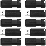 Verbatim 32GB Pinstripe USB Flash Drive – Business 10pk – Black