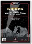 BCW Golden Comic Mylar Bags 2 Mil - Archival Comics Collecting Supplies