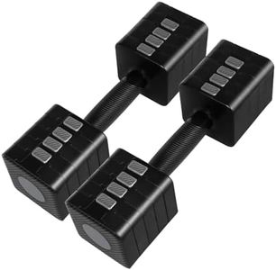 Centra Adjustable Dumbbells Set of 2, 2.8-10KG Hand Weights Set for Women/Men with Anti-Slip Handle for Full-body Exercise Workout, Fast Adjustable Dumbbell Weights Pair for Home Gym Strength Training(Black)