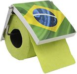 Brazil Wall Mounted Printed Toilet Paper Holder Tissue One Roll Dispenser