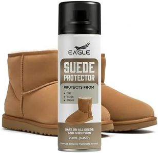 Eagle Suede & Nubuck Protector Spray 250mL – Waterproofing Spray Compatible with UGG Boots & Jackets | Protects from Water, Stains, Dirt & Salt | Quick-Dry Invisible Suede Shield
