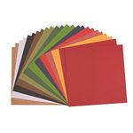 Florence Cardstock Textured Multicoloured - Coloured Card Making Supplies 12 x 12 inch - Christmas - 24 Sheets - Coloured Paper for Scrapbooking, Card Making and Other Paper Crafts - 216 GSM