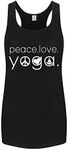 WINGZOO Womens Workout Tank Tops-Novelty Funny Saying Fitness Gym Yoga Racerback Sleeveless Shirts for Women Black