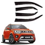 AUTO ROYAL Unbreakable Car Window Door Visor/Rain Guard/Wind Deflector Compatible with (Maruti Suzuki Ignis)