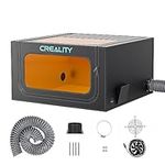 Creality Laser Engraver Enclosure V2.0 Fireproof and Dustproof Protective Cover 720x720x400mm, Exhaust Fan 4000RPM and Pipe, Fits for Most Laser Cutter, Against Smoke Odor and Noise Eye Protection