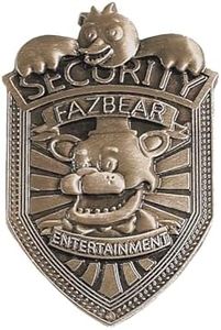 renmuq FNAF Fazbear Badge, FNAF Security Vintage Metal Cartoon Spilla Badge Gioielli per Vestiti Zaino Tappi Pulsanti Accessori