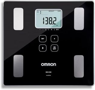 OMRON Body Composition Monitor and Scale with Bluetooth Connectivity – 6 Body Metrics & Unlimited Reading Storage with Smartphone App by Omron