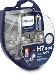 Philips Racing Vision GT200 H7 Headlight Bulb +200%, Double Set,