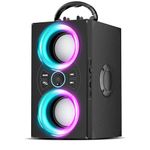 Portable Bluetooth Speakers, 20W (40W Peak) TWS Wireless Party Speaker with Lights, Deep Bass, Bluetooth 5.0 Speaker with Subwoofer for Party, BBQ, Home, Outdoor, Camping, Tavel