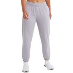 Champion, Powerblend, Oversized Sweatpants, Comfortable Sweats for Women, 29", Smoked Lilac, X-Small