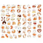 Seasonstorm Cute Bunny Bread Precut Anti-UV Decoration Notebook Planner Stickers Scrapbooking Diary Sticky Paper Flakes (PK408)