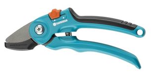 Gardena 8855-20 Anvil Pruners, 18mm Pruning Shears, Stainless Steel Blades, Made in Germany