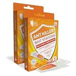 Ant Killer Bait Station (Pack of 6) - Effective Indoor & Outdoor Ant Trap Solution | Ant Control System with Ant Bait & Traps | Safe Ant Traps Indoor - Easy Set Up Ant Bait station - 100% Ant Control