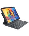 ZAGG Pro Keys Detachable Case and Wireless Keyboard for iPad Air 10.9" (Gen 4, Gen 5), iPad Air 11" (M2) - Multi-Device Bluetooth Pairing, Backlit Laptop-Style Keys, Apple Pencil Holder, Black