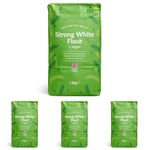 by Amazon Strong White Flour, 1.5kg (Pack of 4)