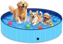 XL Dog Paddling Pool 160x30cm, Fold