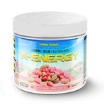 Yummy Sports K-Energy Drink Supplement, Boost Energy, Enhance Focus, Physical Performance, Powered by BHB MCT Caffeine – Keto-Friendly Energy Drink - 30 Servings - 210g - Sour Watermelon