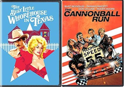 Burt Reynolds 2 Movie Comedy Collection - The Best Little Whorehouse in Texas & The Cannonball Run DVD Bundle