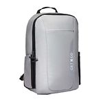 GETXGO: Fireproof and Water-resistant Backpack with Double Zipper - Important Document Organizer Fireproof Safety Boxes/Backpack for Home, Money, Cash, Passport., Silver Grey, 20 x 13 x 5 inches,