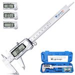 Kynup Digital Vernier Caliper, 150mm Electronic Calipers Measuring Tool, Precision Digital Tool Vernier Micrometer Measuring Tools with Mm/Inch/Fraction Conversion