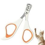 QttvbTna Pet Nail Clipper, Cat and Small Animals Claw Scissors with Positioning Hole, Pet Nail Trimmers Nail Scissors, Pet Nail Grooming Clipper for Cat Tiny Dog Rabbits Birds and Other Small Animals