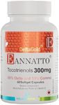 E Annatto Tocotrienols Deltagold 300mg, Vitamin E Tocotrienols Supplements 60 Softgel Capsules, Tocopherol Free, Supports Immune Health & Antioxidant Health (90% Delta & 10% Gamma)