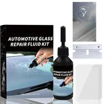 Windscreen Repair Kit,Cracks Gone Glass Repair Kit,Cracked Windshield Repair Kit for Chips & Cracks,DIY Glass Cracked Repair Kits,for Fix Auto Windscreen Glass Cracks/Scratch/Chips/Nicks,Long-Lasting