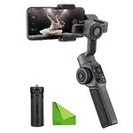 Zhiyun Smooth 5 Professional Gimbal Stabilizer for iPhone 15 Pro Max Plus 14 13 Mini 12 11 XS X XR 8 Android Smartphone Cell Phone 3-Axis Handheld Gimble w/Face Tracking Time-Lapse POV FiLMiC Pro