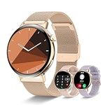 Smart Watch for Women Men (Make/Answer Call) 1.32" HD Touch Screen Waterproof Smartwatch for Android and iPhone Fitness Tracker with Heart Rate Sleep Monitor AI Voice Control Pedometer Fitness Watch