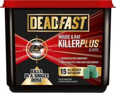 Deadfast Mouse & Rat Killer Blocks – 15 Pack