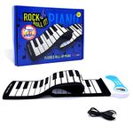 Rock And Roll It Piano Flexible, Completely Portable, 49 Standard Keys, Battery Or Usb Powered