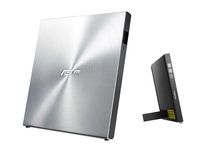 ASUS SDRW-08U5S-U external ultraslim 8X DVD writer, Metal cover, Stand Design, Mac Compatible, 12.9mm Ultraslim, M-DISC support, Disc Encryption, Unlimited Webstorage(12 mnth), NERO Backitup, E-Green