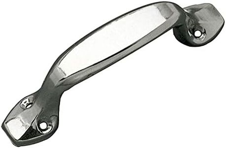 Amig - Tirador Multiusos Mod.5 de Acero Acabado en Cromado Brillo | Asa Adecuado para Colocar Horizontal o Vertical en Cajones y Puertas de Todo Tipo de Muebles y Armarios | Medida: 85 mm