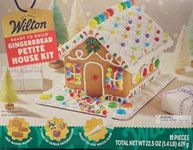 TULLIPAK Holiday DIY. Wilton Gingerbread Kits, Decorate Your own Gingerbread Holiday Petite House Kit. DIY Includes Frosting and Candy. Includes Pack of Holiday Stickers.