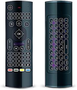 MX3 Backlit Mini Wireless Keyboard Air Mouse 3D Fly Controller Built In Gyro Sensors With Nano USB Receiver Perfect For Android TV Box, HTPC, Smart TV, Rasberry Pi, Laptops