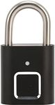 Fingerprint Padlock, Smart Padlock with USB Charging Support, Gym Locker Lock, Combination Lock, Fingerprint Door Lock with Keyless Biometric, Suitable for Gym Locker Gate Door