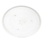 FindASpare Replacement Microwave Turntable Glass Plate with 6 Fixers for Samsung Microwave (288mm)