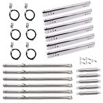 Criditpid Grill Replacement Parts for Charbroil Advantage 6 Burner 463240115, 463235815, Charbroil 463344015, 463432215, 463343015 Gas Grill. Burner Tube, Heat Plate, Carryover Tube and Igniter.