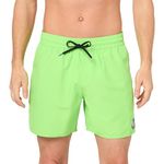 Volcom Men's Lido Solid 16" Swim Surf Trunk, Electric Green, Large