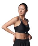 Under Armour Womens UA Infinity High Bra Top, High Support Running Bra, Sports Bra with Crisscross Straps Black