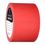 TRENDIKRAFT 4 Inch x 15 mtr Vastu Red Color Tape For Toilet, Kitchen and Home Entrance, Vastu Tape Remedy (Red, 4 Inch, 15 metres)