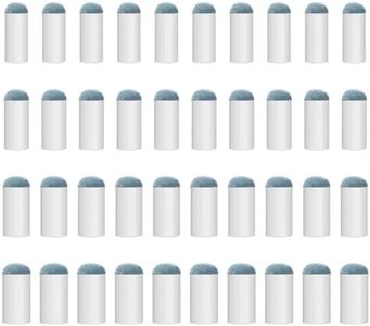 40 Pcs Pool Cue Tips Slip-On Assorted 4 Sizes Billiard Cue Tips Replacement Bulk (10mm, 11mm, 12mm, 13mm)