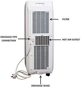 BLU-09 9,000 BTU Portable Air Conditioner – 3-in-1 Dehumidifier & Fan with Remote, UK Window Kit