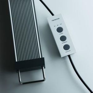 TWINSTAR Light 80G - Éclairage pour aquariums d'eau douce pour poissons et plantes | Spectre complet RGBW | Avec commande incluse | Réglable | Étanche (22W | 48.4-80.5 cm)