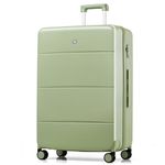 Hanke 28 Inch Luggage Large Suitcase with Spinner Wheels TSA Luggage Suitcases Travel Hard Case Luggage for Women & Men Rolling Checked Luggage(Bamboo Green)