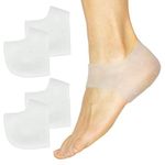 Gel Heel Protectors, Clear, 2 Count (Pack of 1)