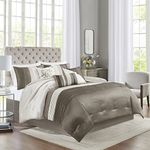 Madison Park Amherst Comforter Set, Queen, Natural