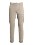 JACK & JONES Mens Tapered Cargo Trousers Oxford Tan 30W / 30L