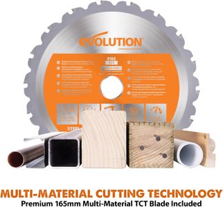Evolution 18V Cordless Circular Saw – R165CCS-Li