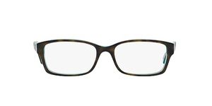 Coach Brooklyn Eyeglasses HC6040 5116 Dark Tortoise/Teal Demo Lens 52 16 135